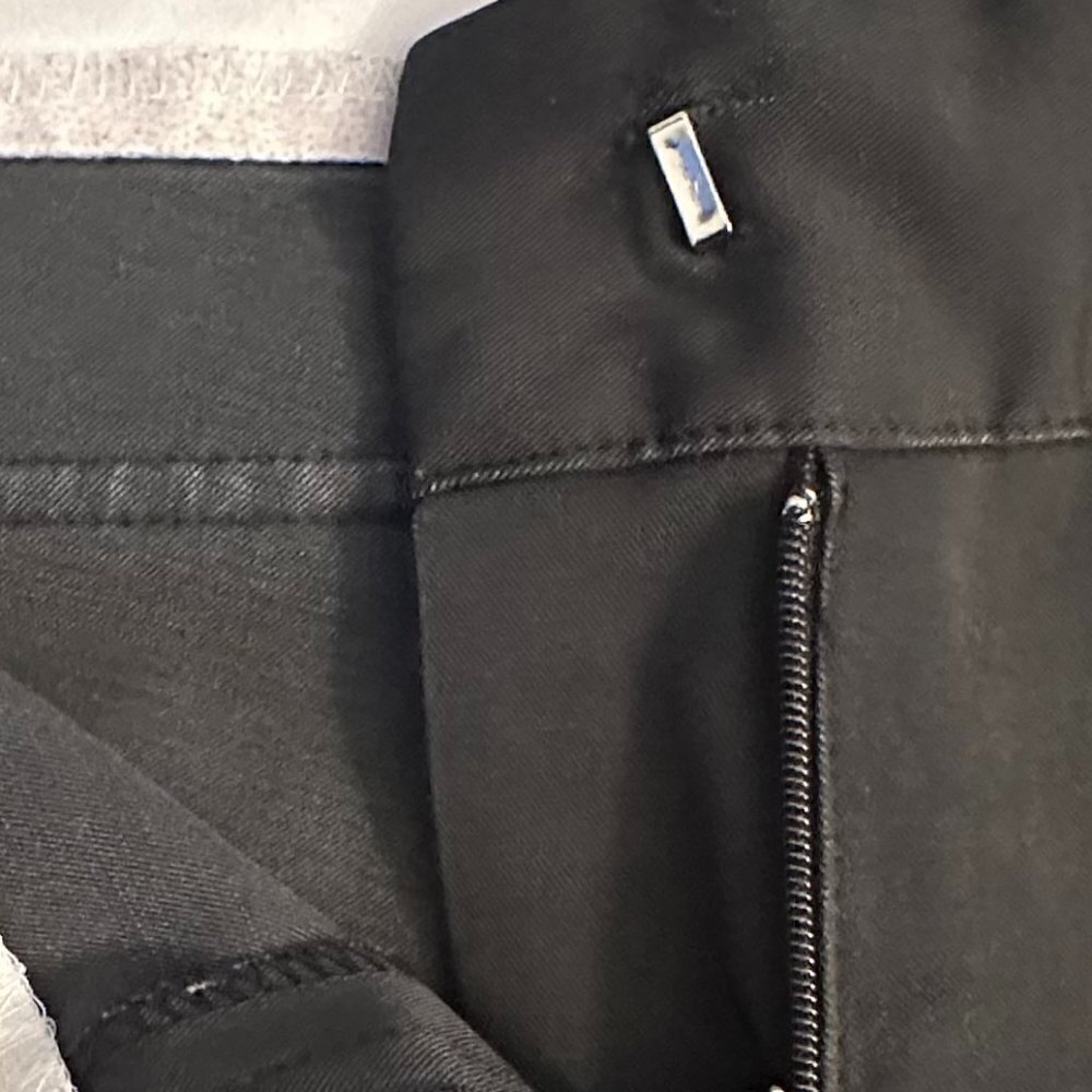 Charlotte Russe Black Cropped Casual Trouser Capri Pant Junior Women's Size 7 - Picture 4 of 5